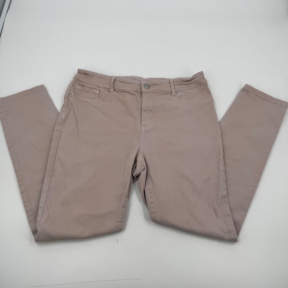 Chicos Platinum Jeggings Size 1 High Rise Stretch‎ Casual Pants
